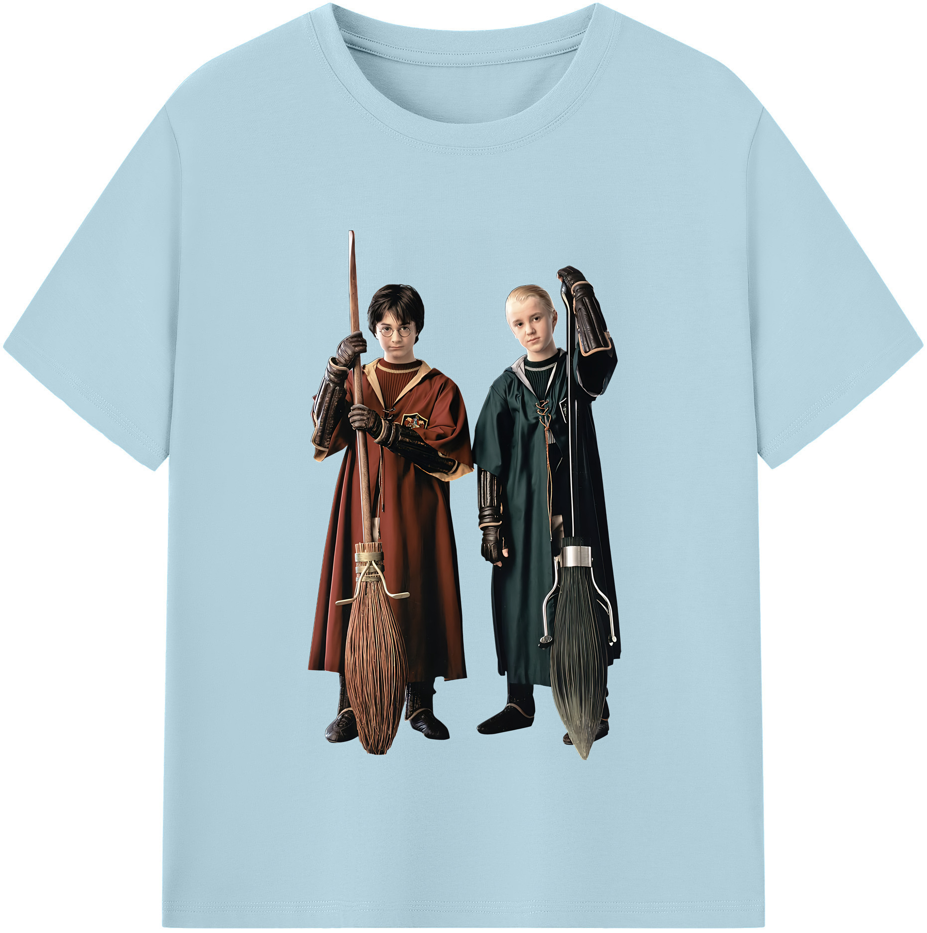 （画像用） Harry Potter ハリー・ポッターシリーズ 綿100％半袖Tシャツ（フロントプリント）